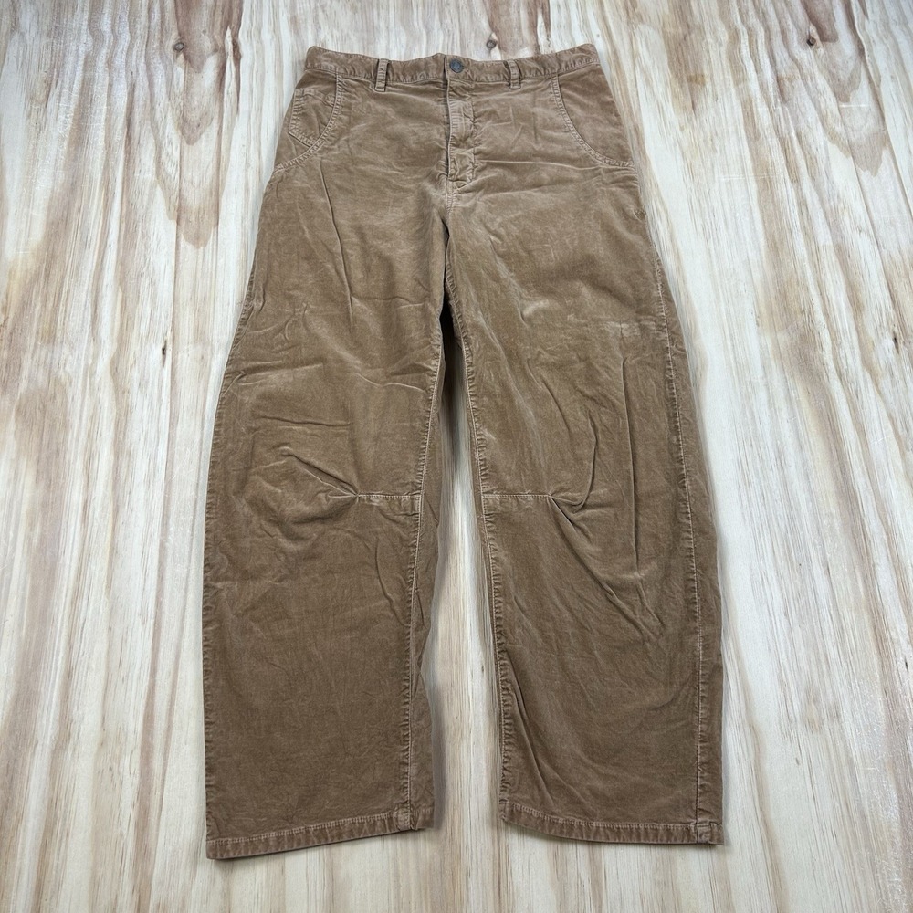 Nili Lotan Emerson Women's Size 8 Tan Brown Pants 2609988 Minimalist Casual Trou